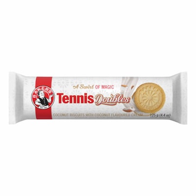 Bakers Tennis Double Biscuits Cream 125G