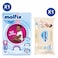 Molfix Pants Midi Jumbo 6.1Kg To 9Kg 62Pc + Molfix Isotonic Wet Wipes Newborn 50'S