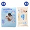 Molfix Diapers 3D 3Kg 6Kgs Small 72Pc + Molfix Isotonic Wet Wipes Newborn 50&#39;S