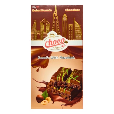 Dubai Kunafa &amp; Hazelnut Chocolate100G