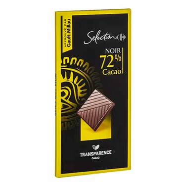Carrefour  Dark Chocolate 72% Cocoa 80G