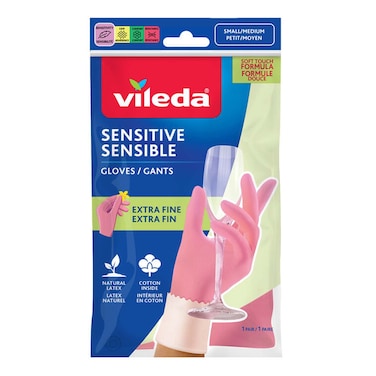 Vileda Gloves Sensitive Medium