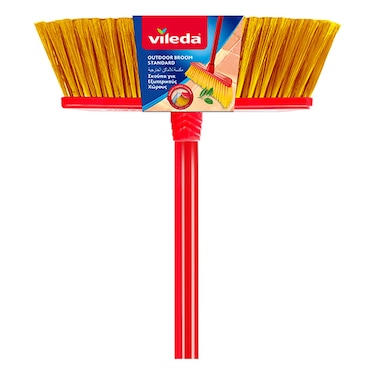 Vileda Outdoor Garden Broom With Handle