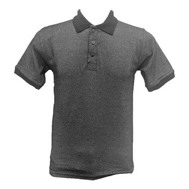 Estilo Mens Polo T-Shirt Black 2Xl