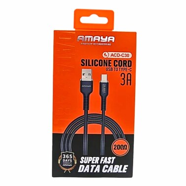 Amaya Cable Acd-C30 2M Type-C Black
