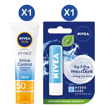 Nivea Shine Control 50 + Hydro Care Stick