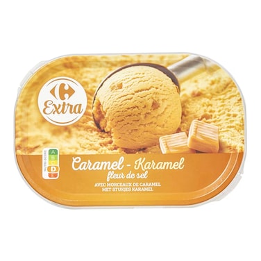 Carrefour Caramel Ice Cream 500G