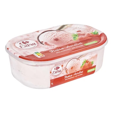 Carrefour Strawberry Ice Cream 500G