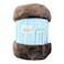 Estilo Fleece Blanket 150X200 Plain Brown
