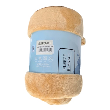 Estilo Fleece Blanket 150X200 Plain Beig