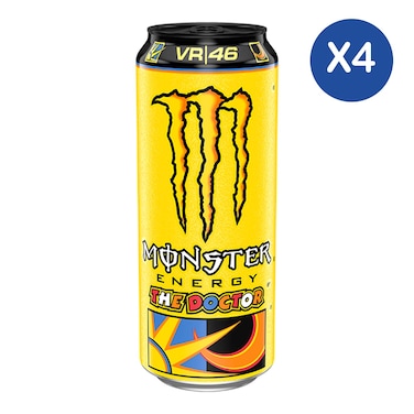 Monster Rossi Energy Drink 500Mlx4