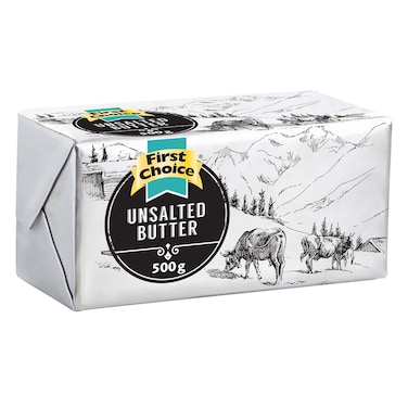 First Choice Unsalted Butter 500g