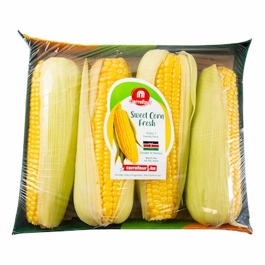 Carrefour Maize Sweetcorn Fam Pack 1kg