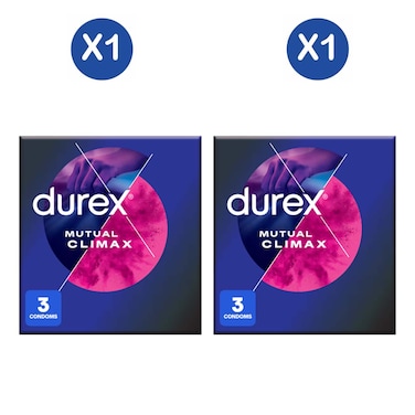 Durex Mutual Climax 3's Duo Pack 