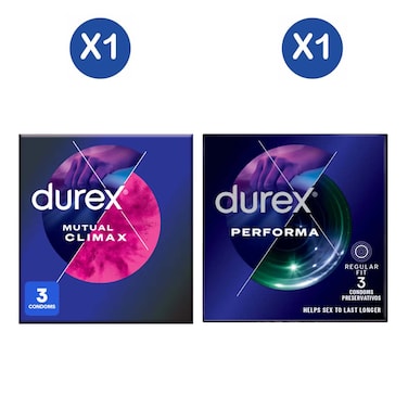 Durex Performa+Mutual Climax 3&#39;S