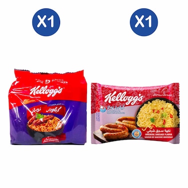 Kelloggs Noodles Sausage X5 + Oriental Sausage 70G