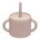 Pippeta Silicone Cup &amp; Straw Ash Rose