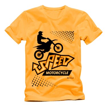 AirBorne Boys T-shrt Speed Medium Cycle Orange 2Y