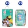 Nipnap Premium Baby Diapers Jumbo Junior 56S + Nipnap Baby Wipes 80S