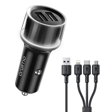 Oraimo Car Chargr Occ-1152D+X93 Black