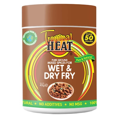 Tropical Heat Mixed Spices for Wet & Dry Fry  45G