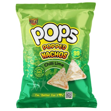 Tropical Heat POPS Nachos Chilli Lemon 120G