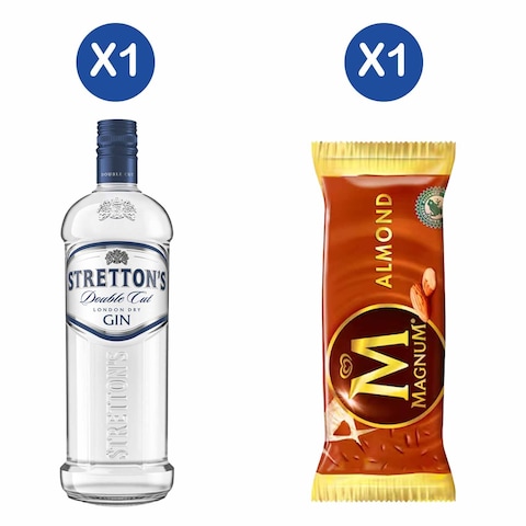 Strettons D.C 750ml + Magnum Almond Stick