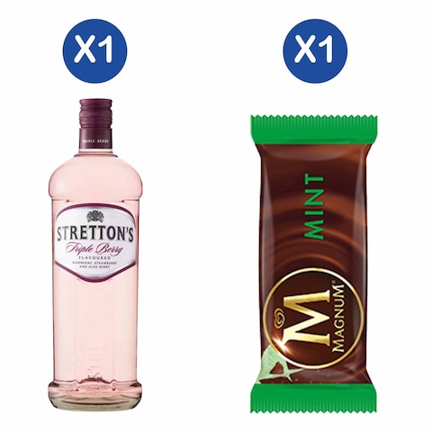 Strettons Triple Berry 750ml + Magnum Mint Stick