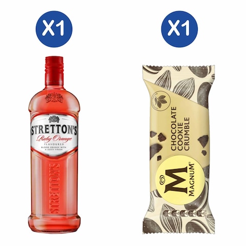 Strettons Ruby Orange 750ml + Magnum Crumble Stick