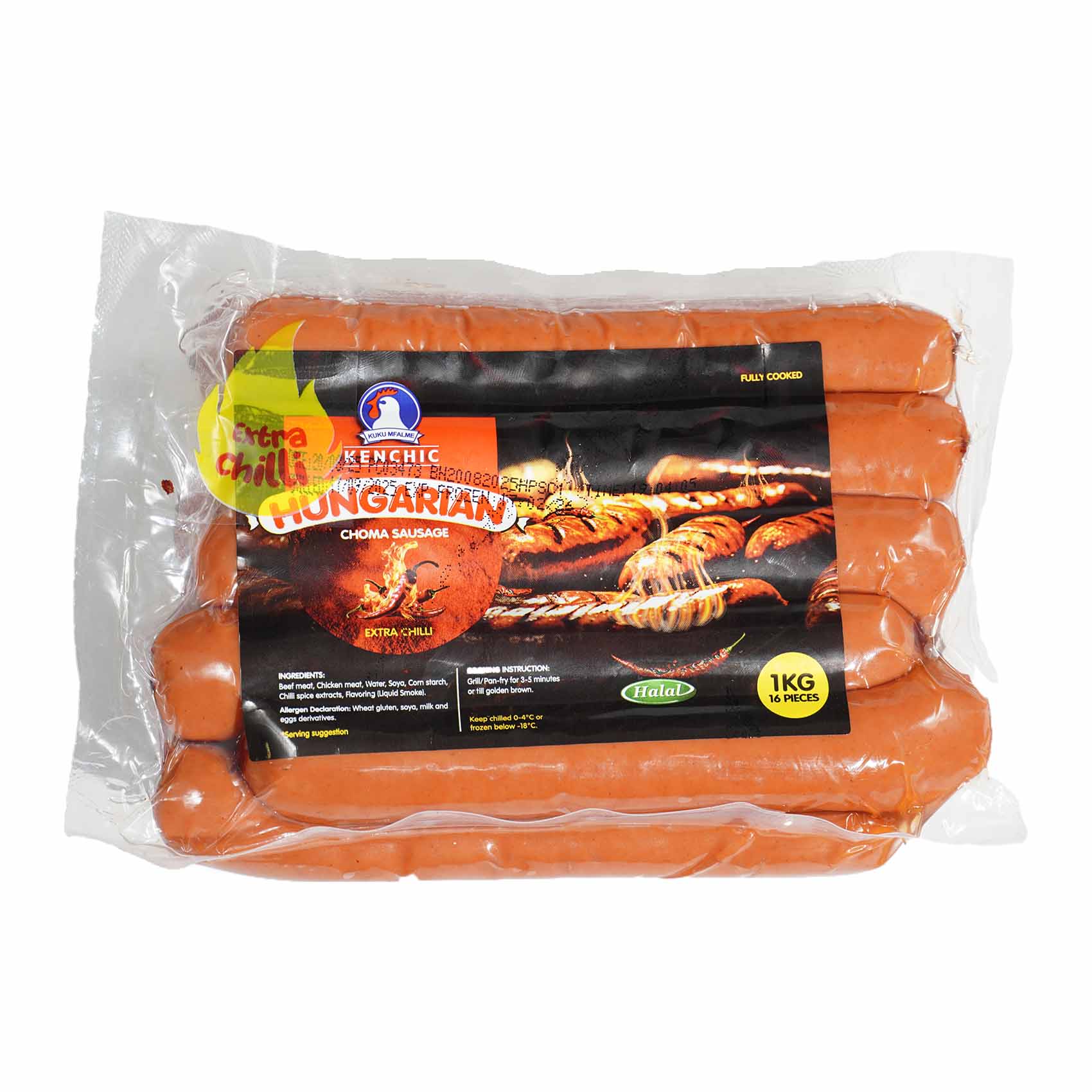 Buy Kenchic Spicy Hot Hungarian Sausage 1Kg Online | Carrefour Kenya
