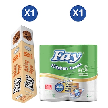 Fay Baking Paper 38x10 + Eco Towel
