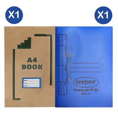 Teepee Brown Cover+ Spring File