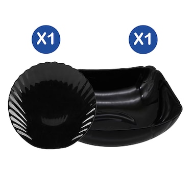 Black Opal Wave Plate + Bowl