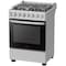 Midea Freestanding Gas Cooker &ndash; 3 Gas + 1 Electric, Silver 60X60 60E3G1H4F-SL