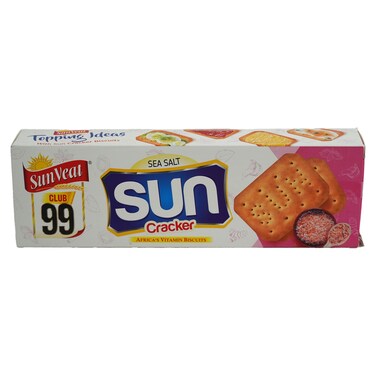 Sunveat Crackers Sea Salt 140g