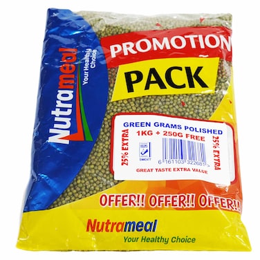 Nutrameal Green Grams 1Kg+250G Promo Pack