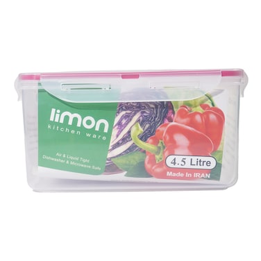 Limon Square Food Container 4.5l