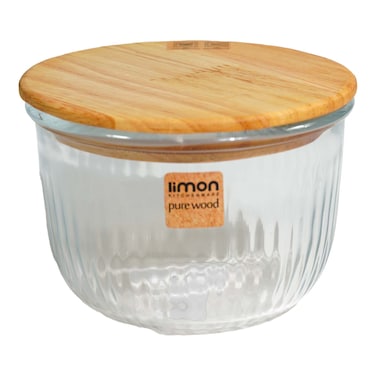 Limon  Glass Bowl With Lid 470Ml