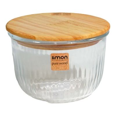 Limon  Glass Bowl With Lid 470Ml