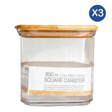 Limon  Sar Square  No3 Canister With Lid
