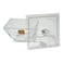 Limon  Square Snack  Tray 2 Section