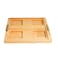 Limon  Square Snack  Tray 4 Section