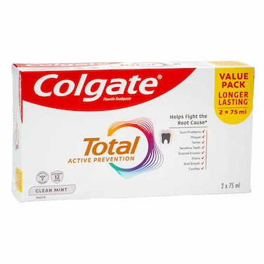 Colgate Total 12 Clean Toothpaste Value Pack 75Ml