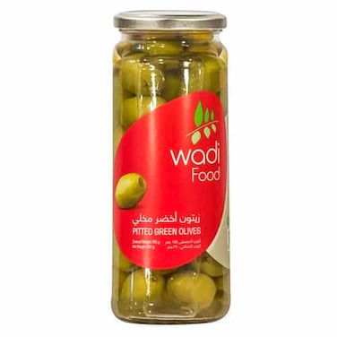 Wadi Foods Sliced Green Olives 340G