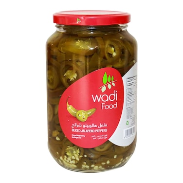 Wadi Foods Sliced Jalapenos 1Kg