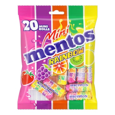 Mentos Mini Rolls Rainbow 20'S