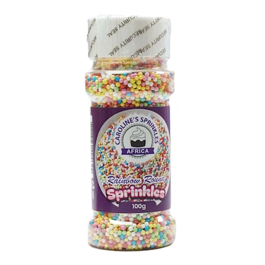 Caroline'S Rainbow Round Sprinkle 100G