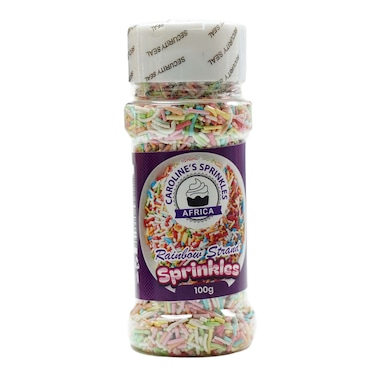 Caroline'S Rainbow Strand Sprinkle 100G