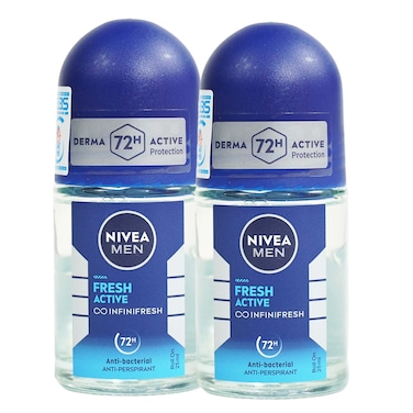 Nivea Fresh Active Roll On Value Pack 25Ml