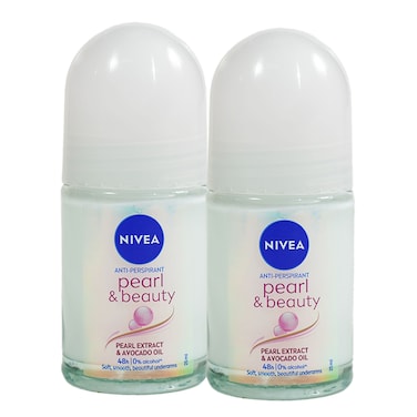 Nivea Pearl &amp; Beauty Roll On Value Pack 25Ml